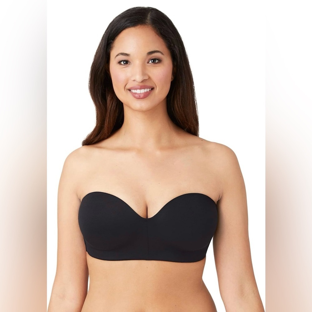 BNWT WACOAL Staying Power Wire Free Strapless Bra 854372 40D